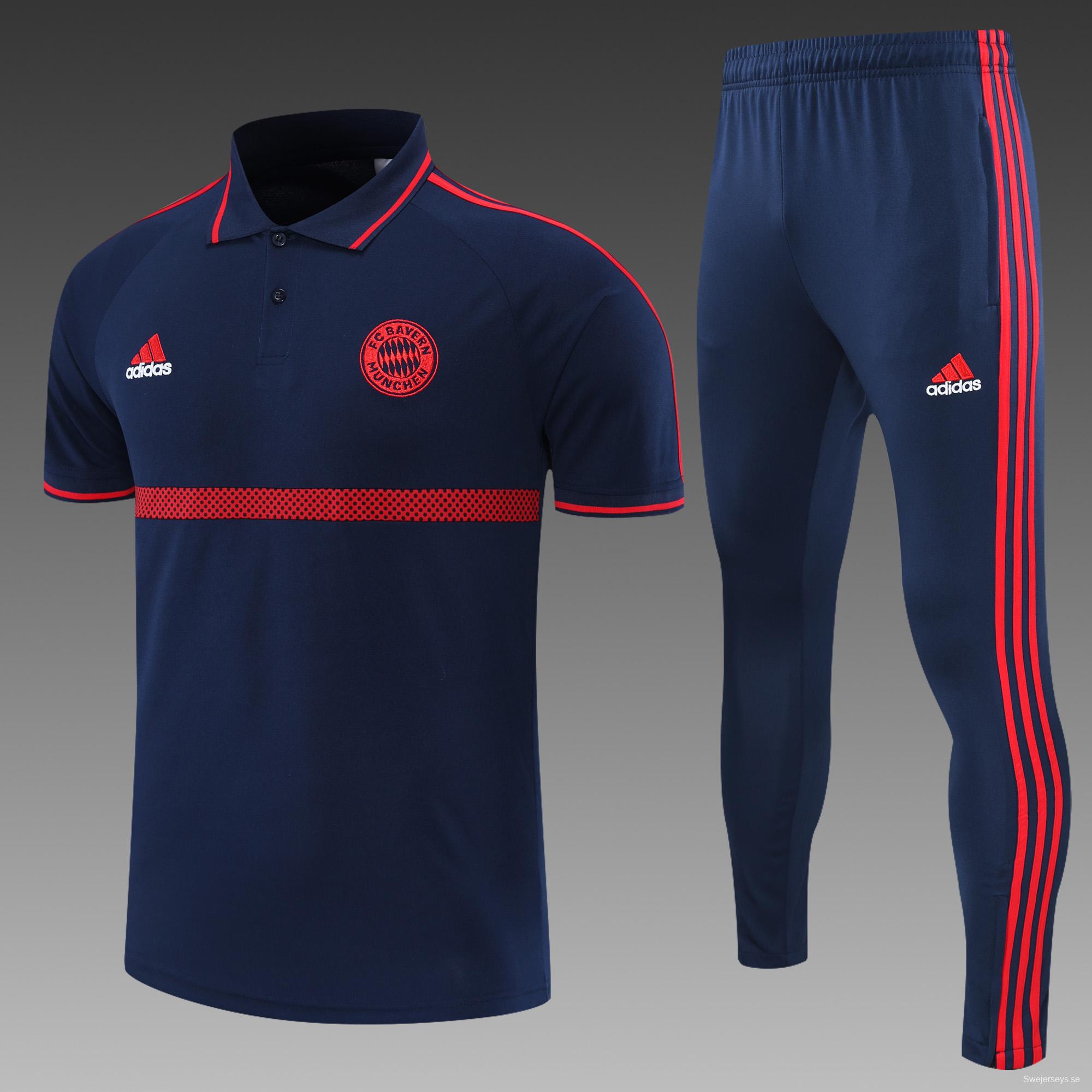 Bayern Munich POLO kit dark blue and red stripes (not supported to be sold separately)