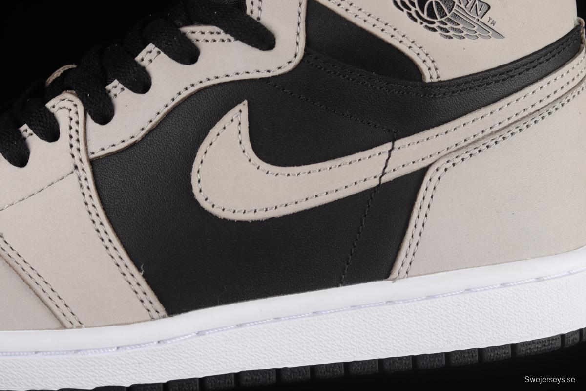 Air Jordan 1 High Gao Bang Gray Panda 555088-035