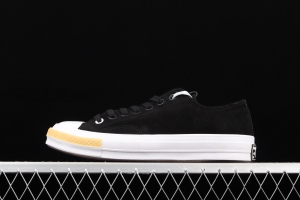 CLOT x Converse Chuck 70 OX PALOMA BLACK joint black suede low-top casual board shoes 171841C