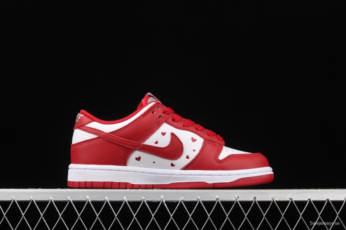 NIKE SB DUNK Low Valentine's Day Valentine's Day Limited gift box dunk series low side leisure sports skateboard shoes DD1391-003