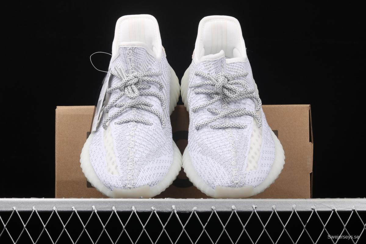 Adidas Yeezy Boost 350 V2 Static EF2367 Darth Coconut 350 second generation hollowed-out silk star BASF popcorn