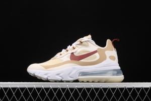 NIKE Air Max 270React new high frequency mesh hollowed-out half-palm air cushion running shoes AT6174-700