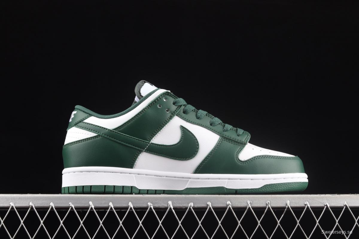 NIKE SB DUNK Low Team Green Michigan White and Green Slam Dunk Series low side Leisure Sports Skateboard shoes DD1391-101