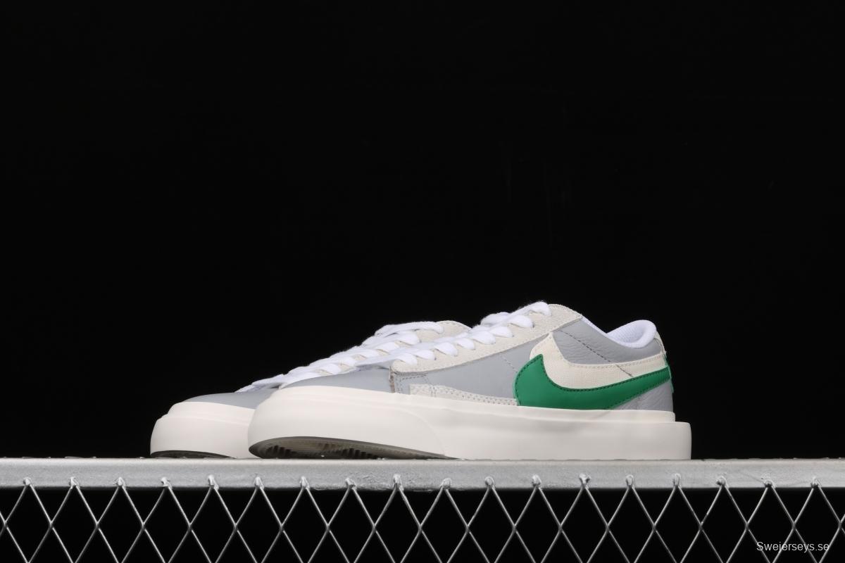 Sacai x NIKE Blazer Low co-branded trailblazer deconstructing board shoes BV0076-403