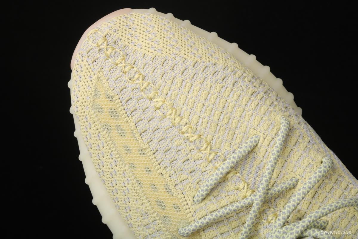 Adidas Yeezy 350 Boost V2 FV3250 Darth Coconut 350 second generation hollowed-out lemon yellow angel color BASF Boost original