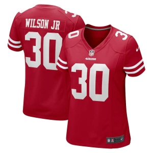 Women's Jeff Wilson Jr. Scarlet Player Limited Team Jersey