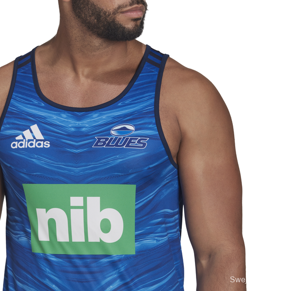 Blues 2022 Men's Super Rugby Singlet