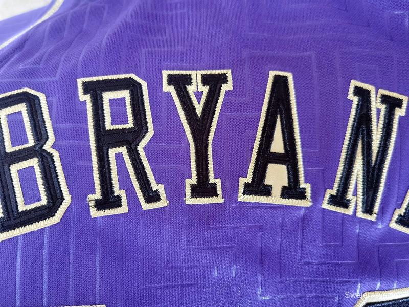 Men's Kobe Bryant Purple Retro Classic Team Jersey