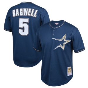 Youth Jeff Bagwell Navy Cooperstown Collection Mesh Batting Practice Throwback Jersey