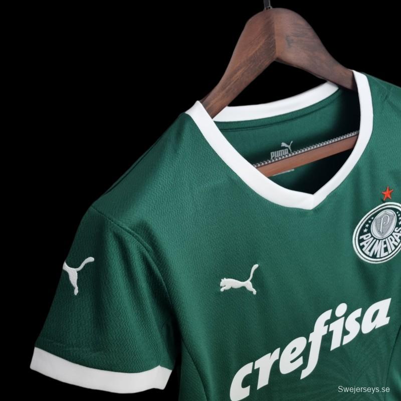 22/23 Palmeiras Woman Home  Soccer Jersey