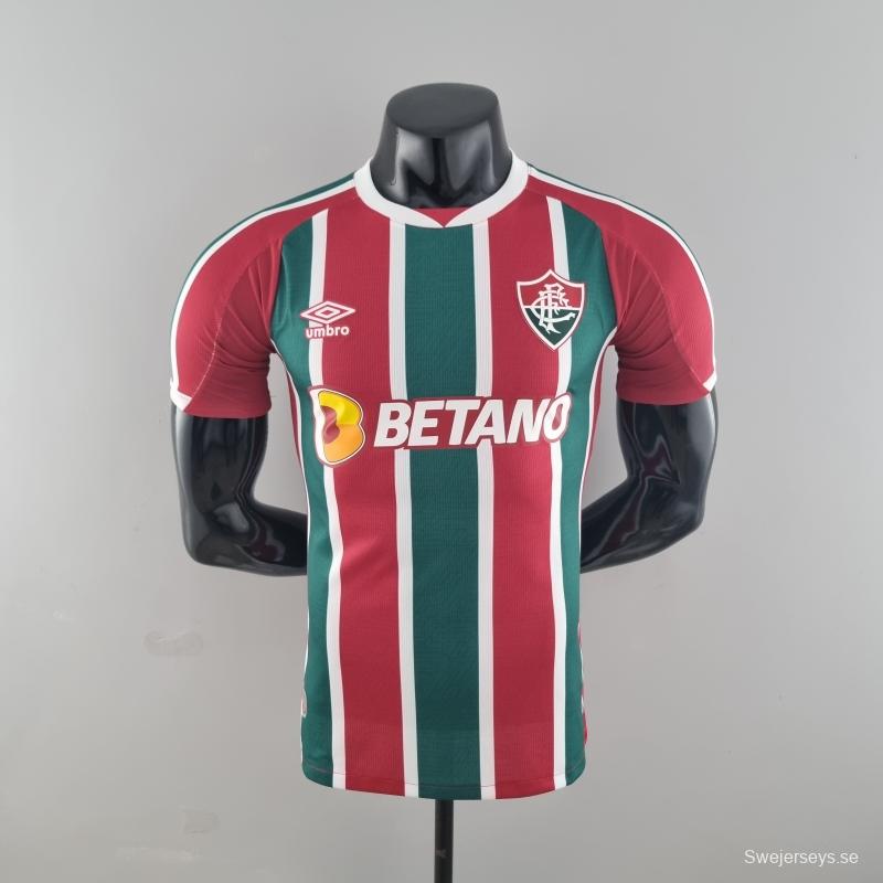 Player Version 22/23 Fluminense Home  Soccer Jersey