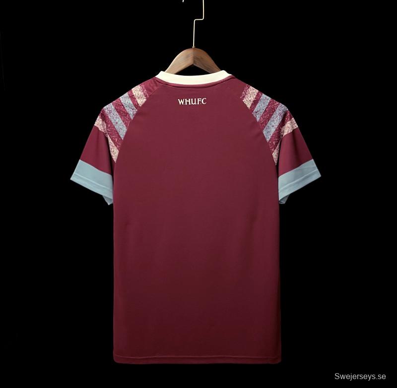 22/23 West Ham Home Soccer Jersey