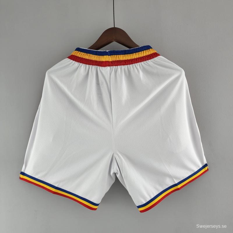 Golden State Warriors NBA Shorts White