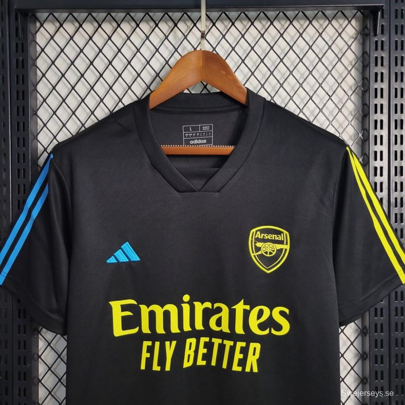 23-24 Arsenal Black Training Jersey