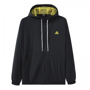 23/24 Adidas Black Full Zipper Windbreaker