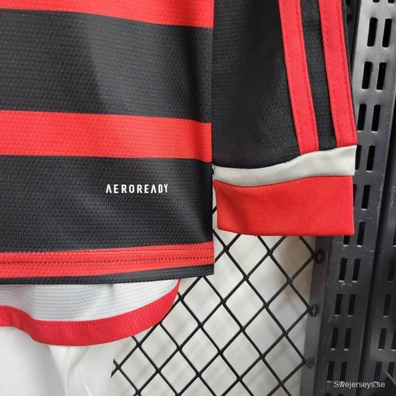 24/25 Kids Flamengo Home Long Sleeves Jersey