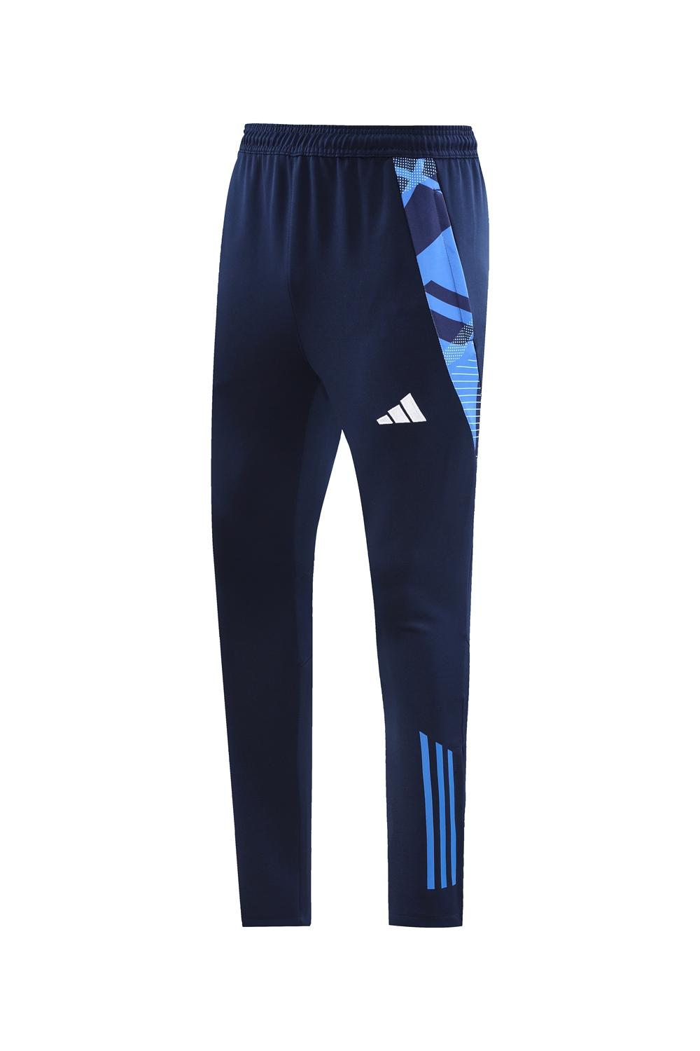 24/25 Adidas Blue Full Zipper Jacket +Long Pants