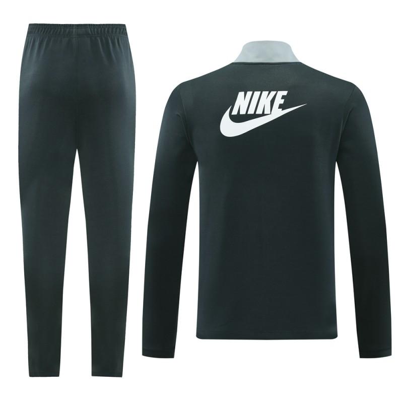 2024 NIKE Black/Grey Full Zipper Jacket +Long Pants