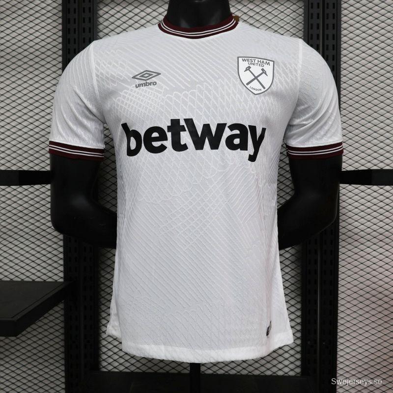 Player Version 23/24 West Ham United Away Jersey