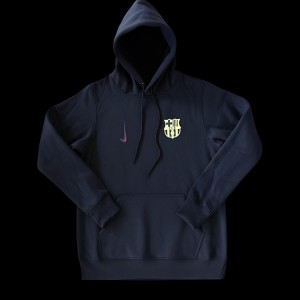 24/25 Barcelona Navy/Red/Black/Beige/Grey Hoodie WIth Black Badge